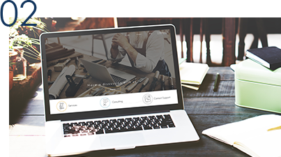 貴社のホームページの掲載もOK